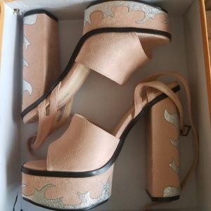 Public Desire Pink Flame Platforms